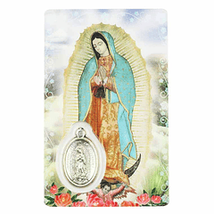 Tarjeta de oración de Nuestra Señora de Guadalupe