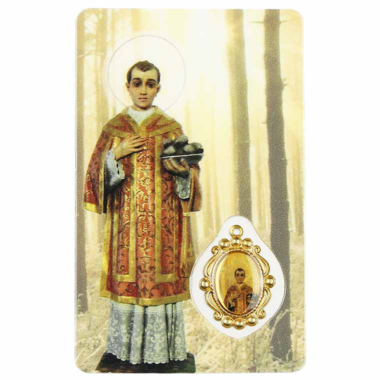 Saint Stephen prayer card 1