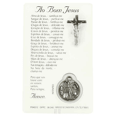 Prayer card of Good Jesus