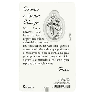 Prayer card of Saint Hedwig