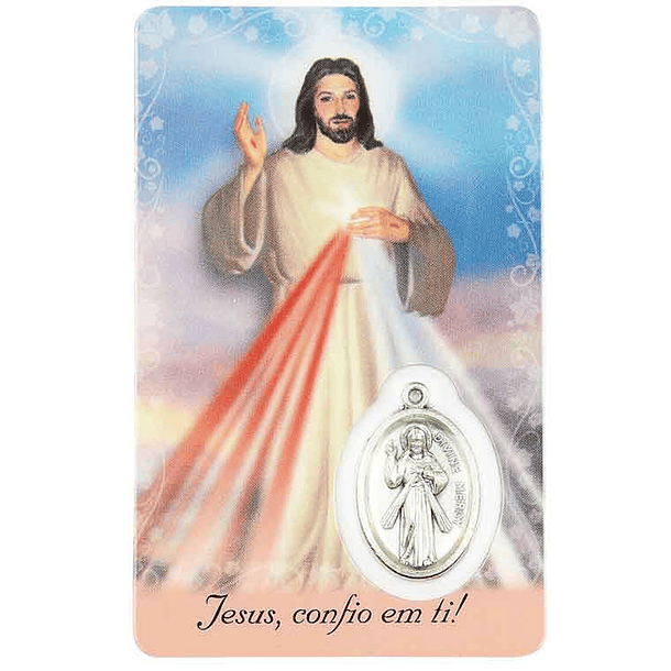 Prayer card of Divine Mercy 1