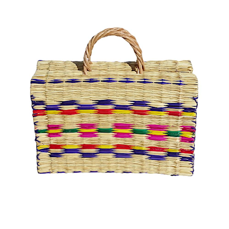 Cesta artesanal em junco 5