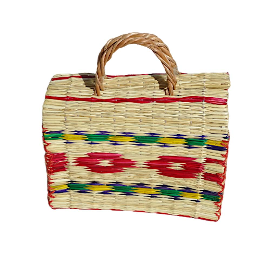 Cesta artesanal em junco 7