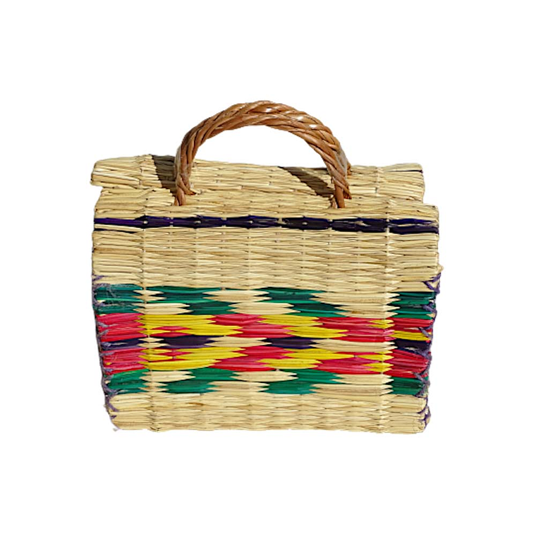 Cesta artesanal em junco 8