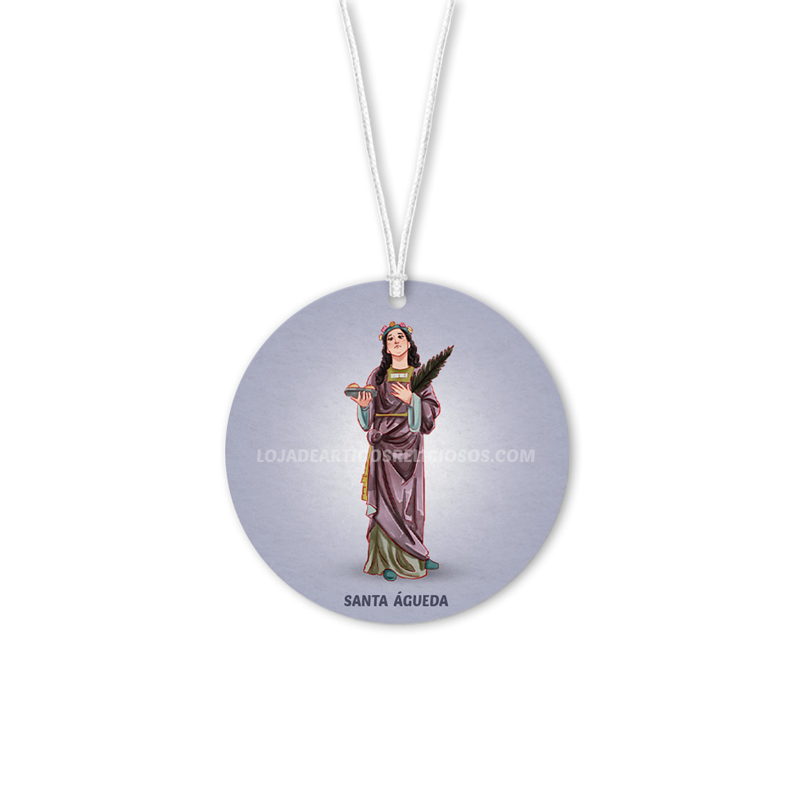 Saint Agatha Car Air Freshener 1