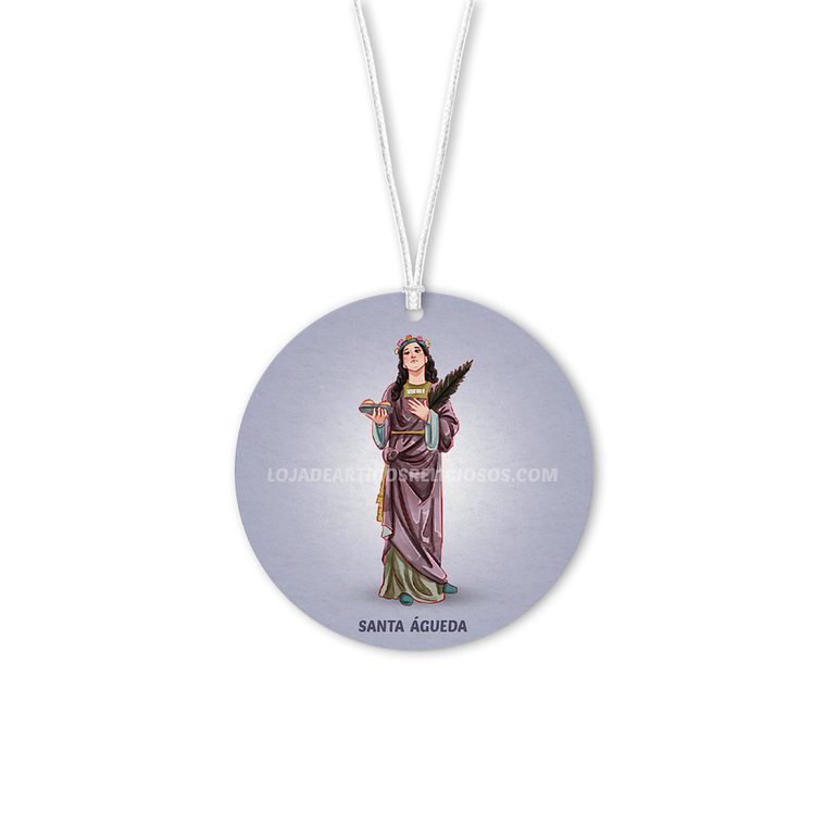 Saint Agatha Car Air Freshener 1