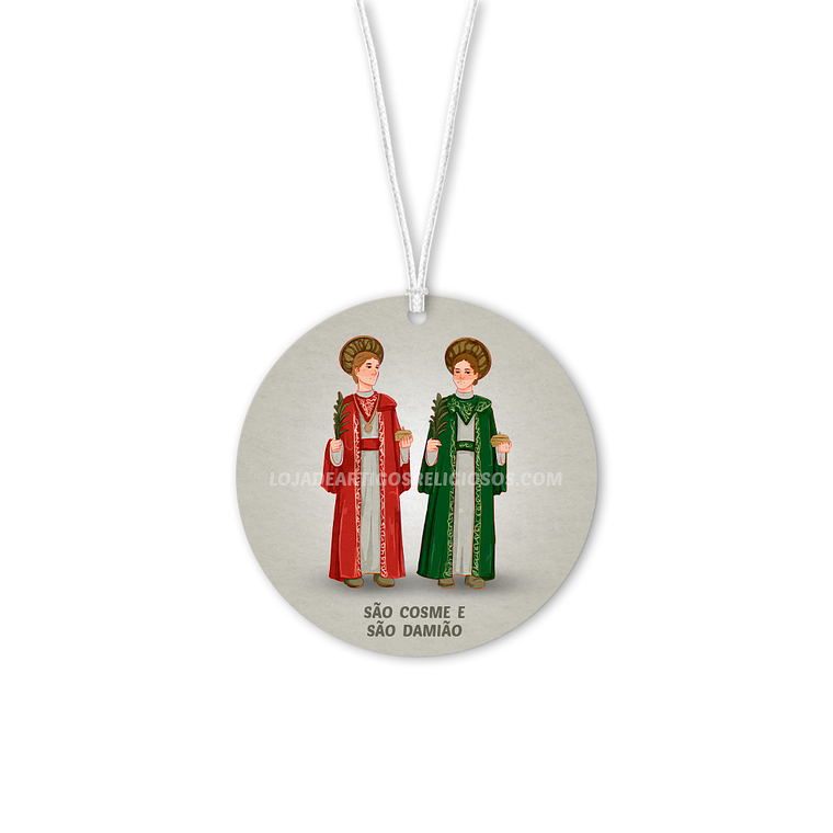Ambientador de carro de São Cosme e São Damião 1