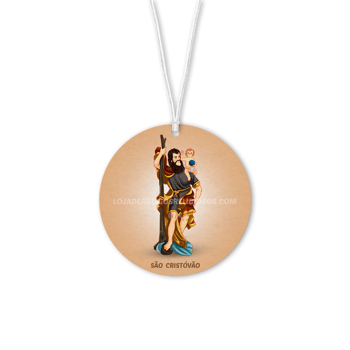 Ambientador para coche de San Cristóbal 1