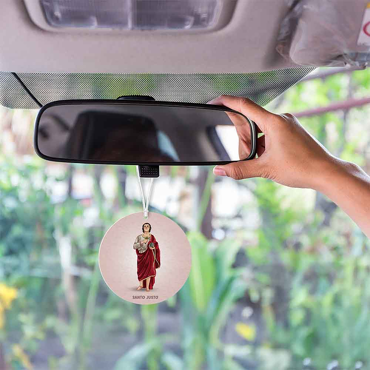 Saint Justus Car Air Freshener 2