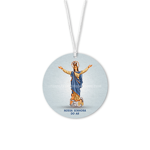 Ambientador de carro de Nossa Senhora do Ar
