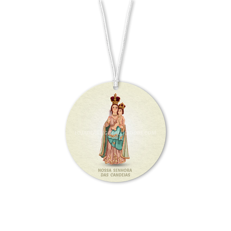 Ambientador de carro de Nossa Senhora das Candeias 1