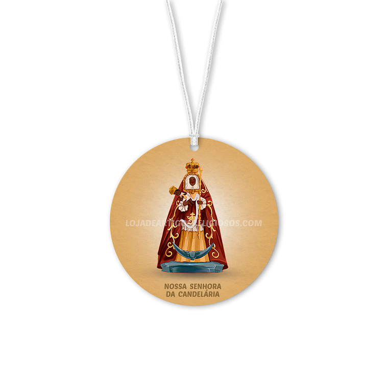 Our Lady of Candles Car Air Freshener 1
