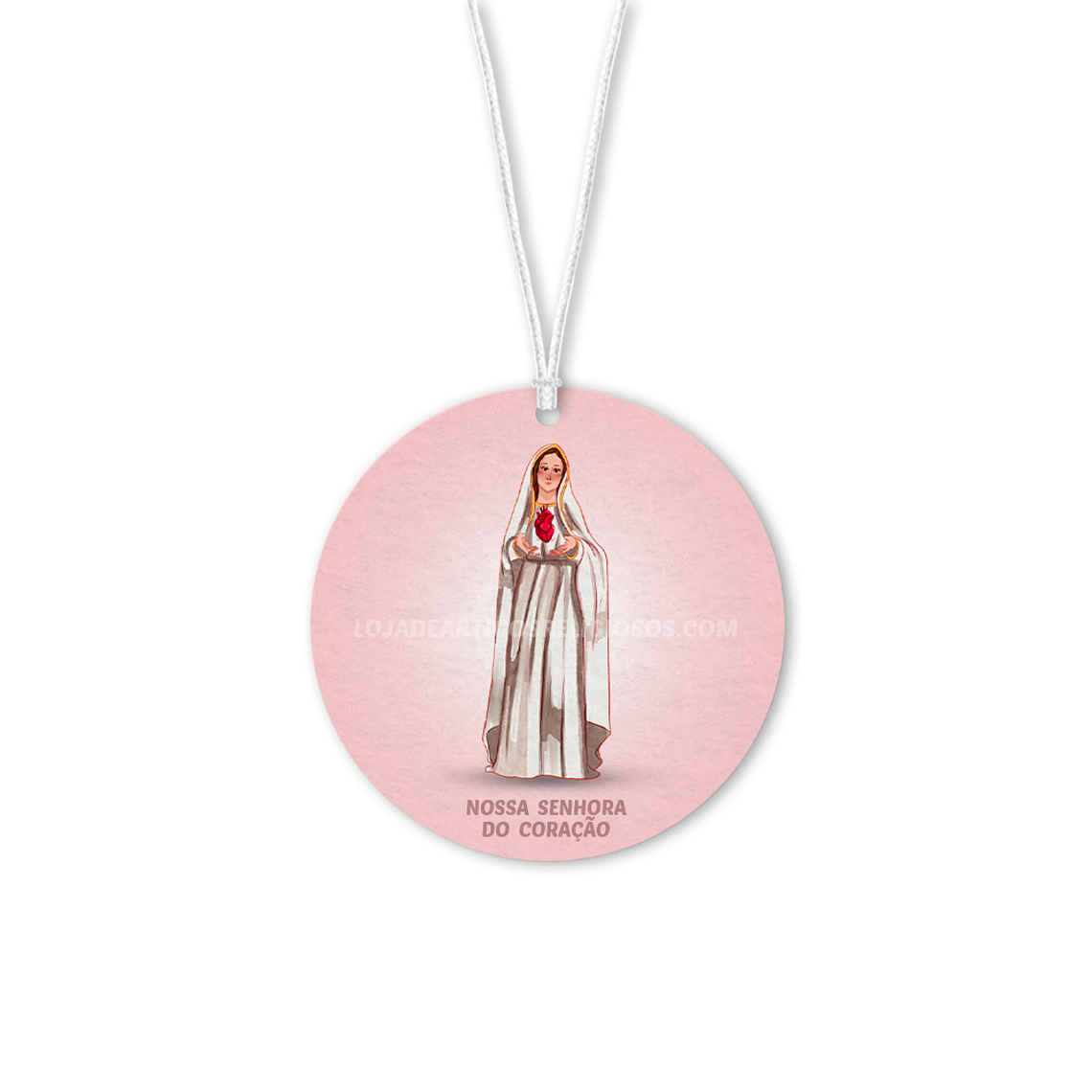 Our Lady of the Heart Car Air Freshener 1