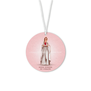Ambientador de carro de Nossa Senhora do Coração