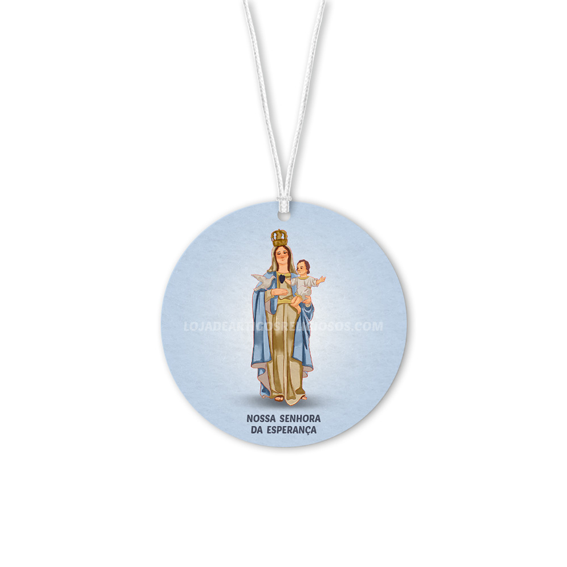 Ambientador de carro de Nossa Senhora da Esperança 1