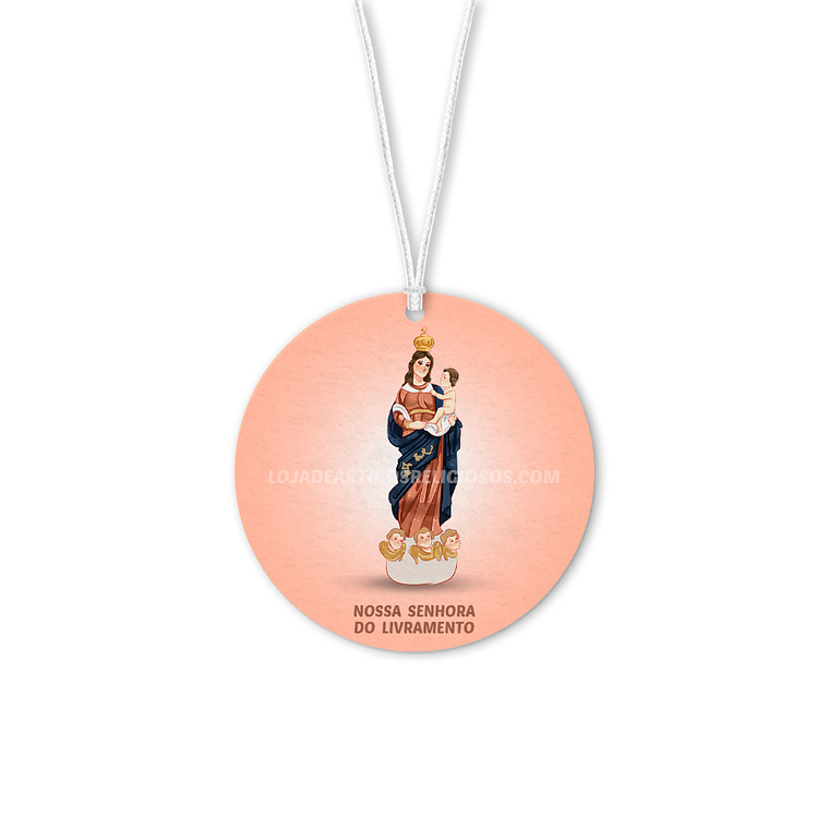 Ambientador de carro de Nossa Senhora do Livramento 1