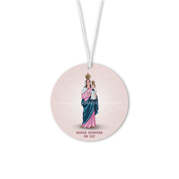 Ambientador de carro de Nossa Senhora da Luz 1