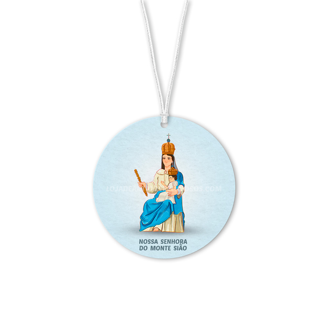Ambientador de carro de Nossa Senhora do Monte Sião  1