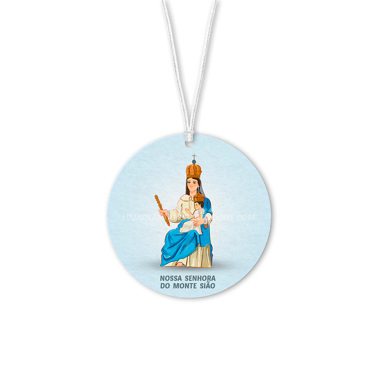 Ambientador de carro de Nossa Senhora do Monte Sião  1