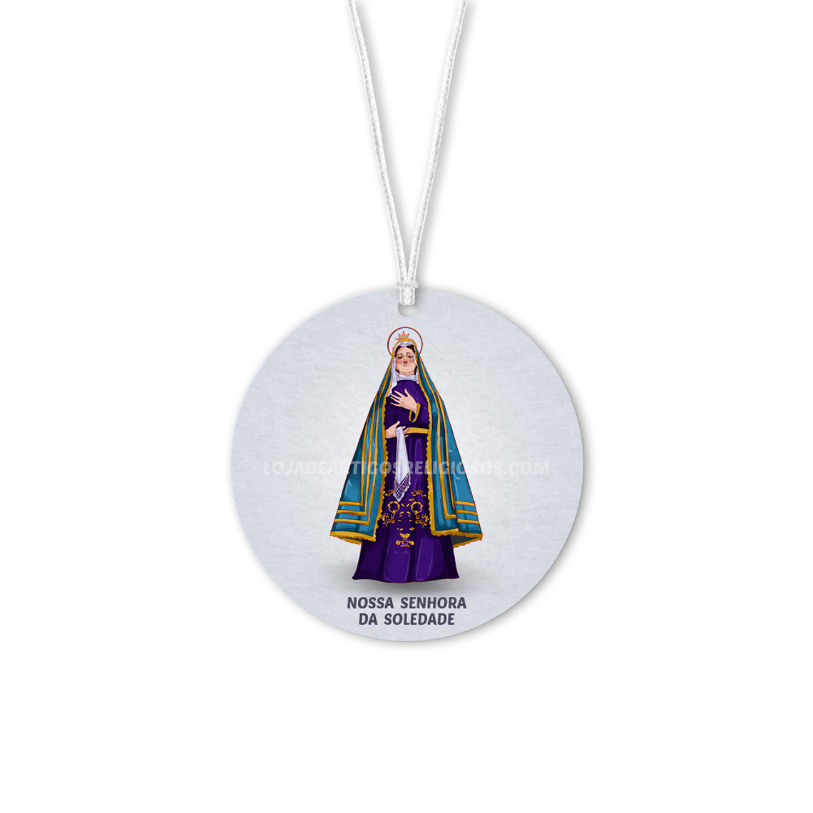 Ambientador de carro de Nossa Senhora da Soledade 1