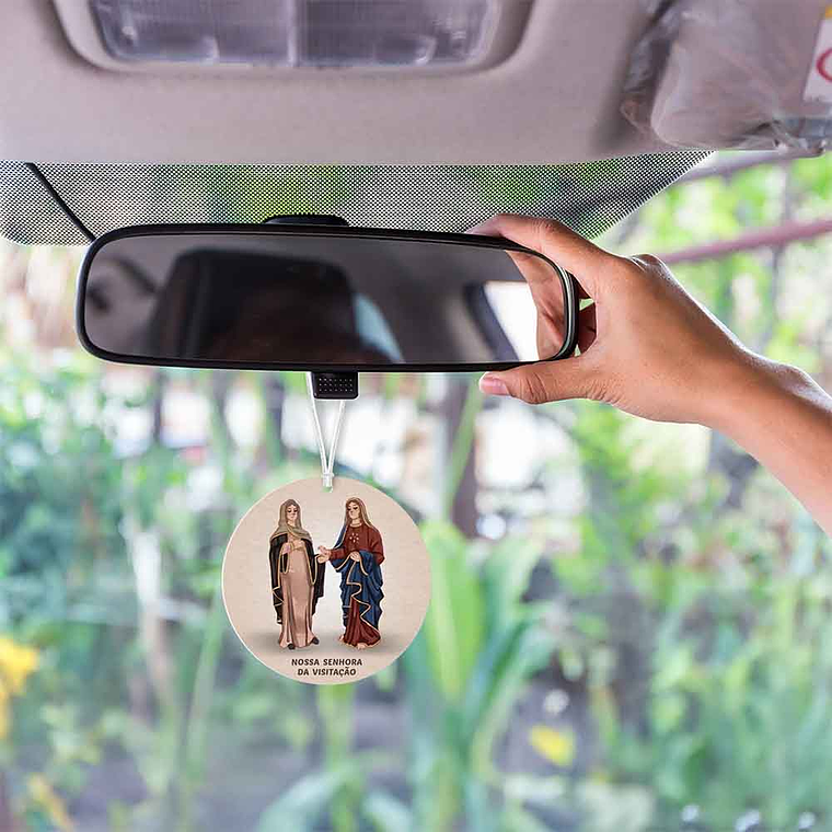 Our Lady of the Visitation Car Air Freshener 2