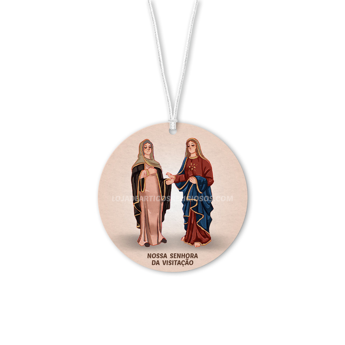 Our Lady of the Visitation Car Air Freshener 1