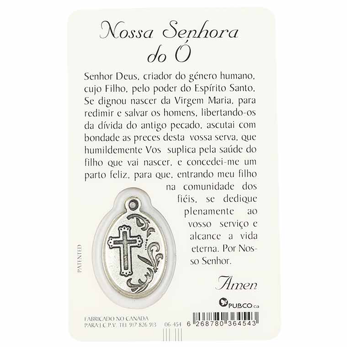 Tarjeta de Nuestra Señora del Ó 2