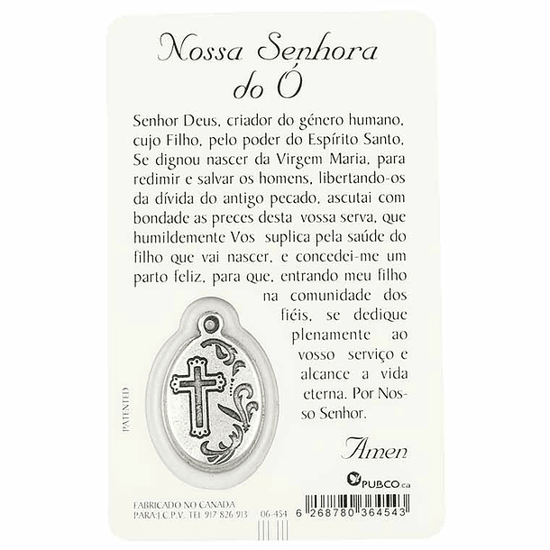 Carte de prière de Notre-Dame d'O 2