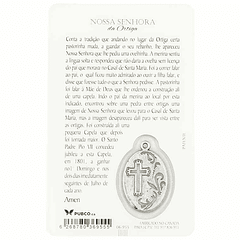 Biglietto di preghiera della Madonna di Ortiga