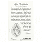 Saint Christopher prayer card - thumbnail 2