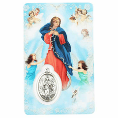 Tarjeta de Oración de Nuestra Señora Desatada de Nudos