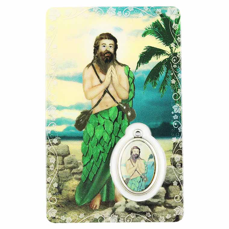 Prayer card of Saint Onuphrius 1