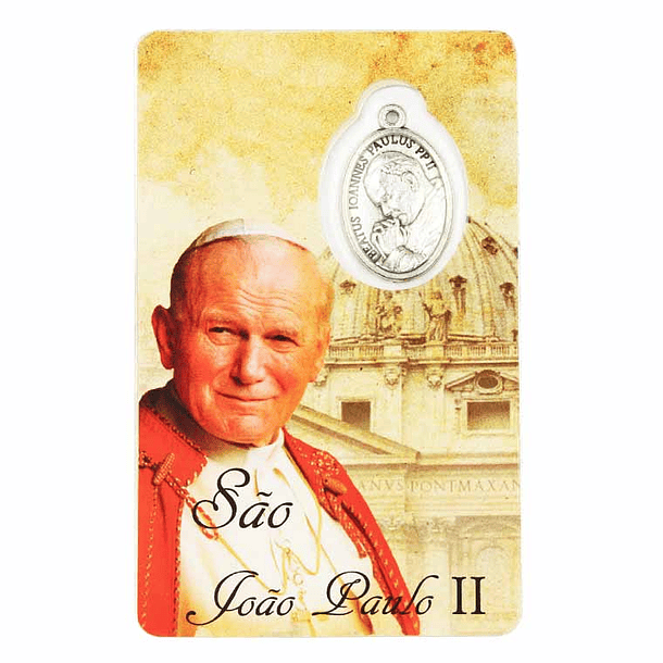 Tarjeta de San Juan Pablo II 1
