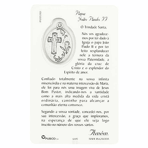 St. John Paul II prayer card