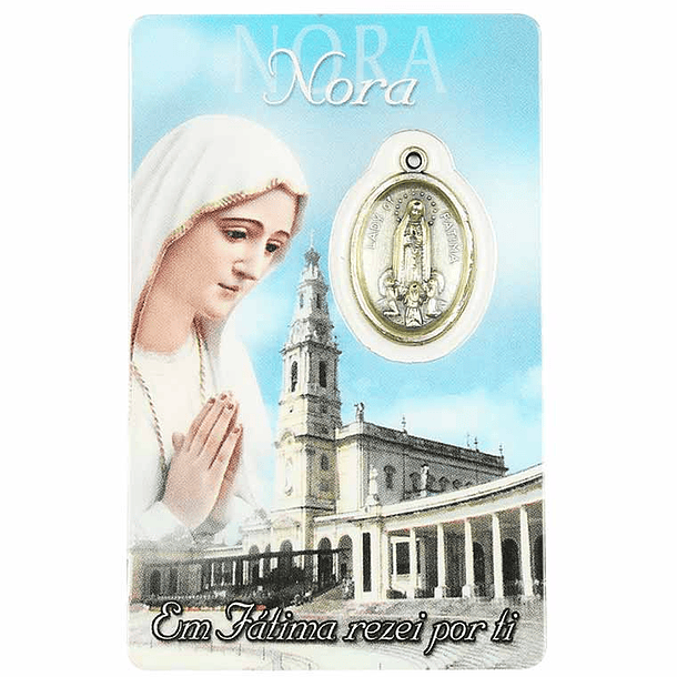 Cartão com dedicatória a Nora 1