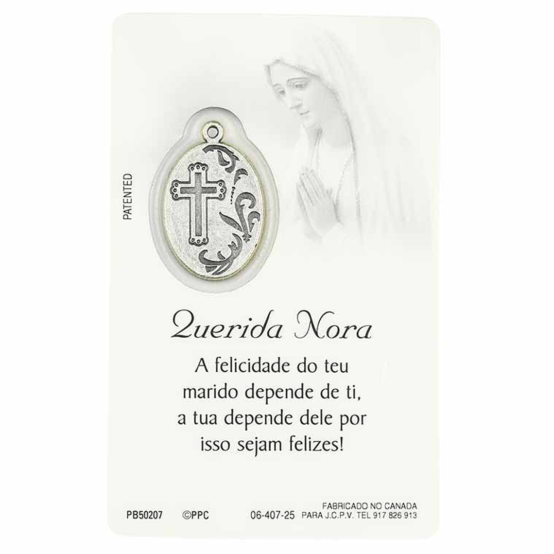 Carte avec prière avec dédicatoir à la belle-fille 2