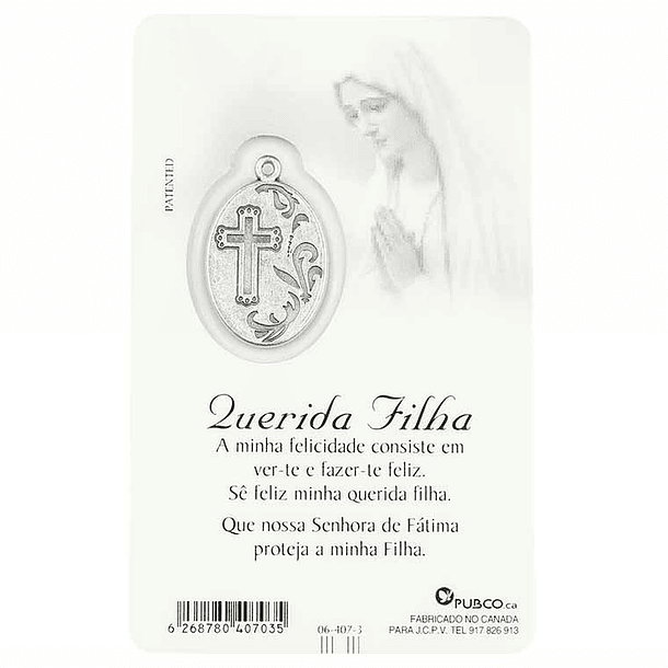 Cartão com dedicatória a Filha 2