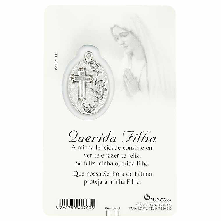 Carte de prière et dédicatoir fille 2