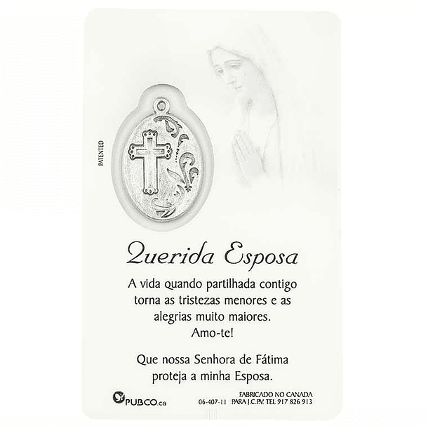 Cartão com dedicatória a Esposa 2