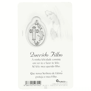 Card with dedication to Son