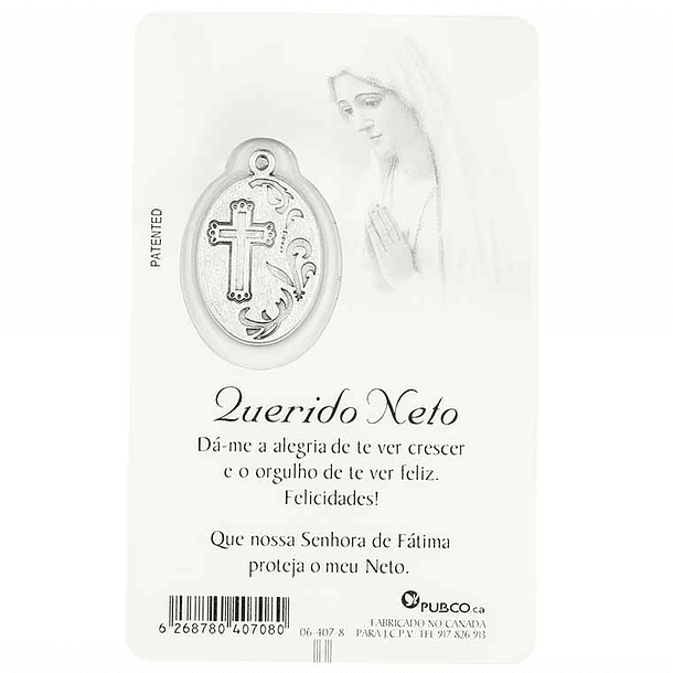 Cartão com dedicatória a Neto 2