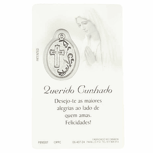 Card with dedication to Brother in Law