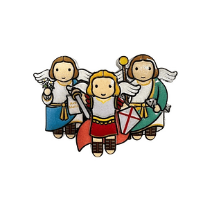 Saint Michael, Gabriel and Raphael Magnet