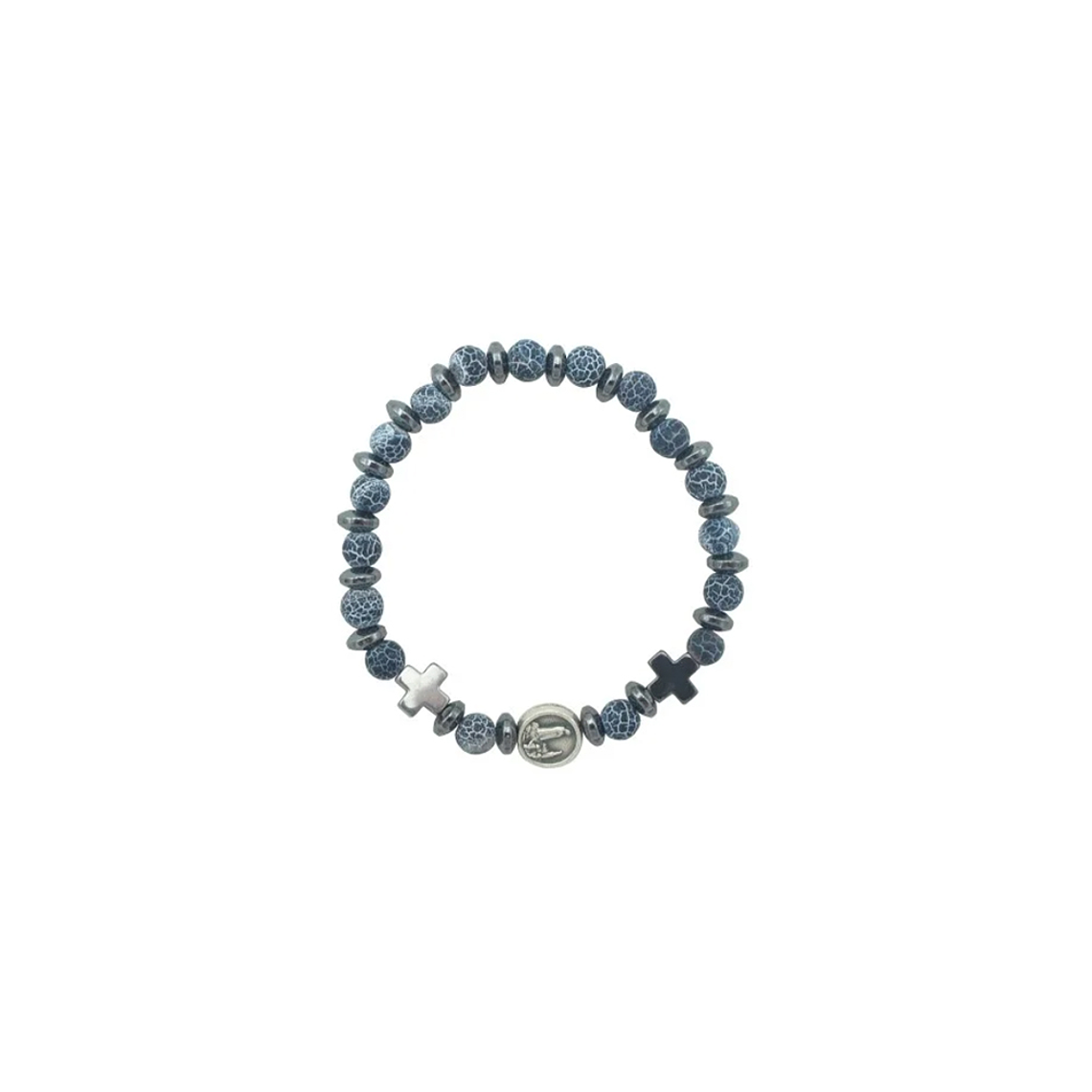 Colored hematite bracelet 1