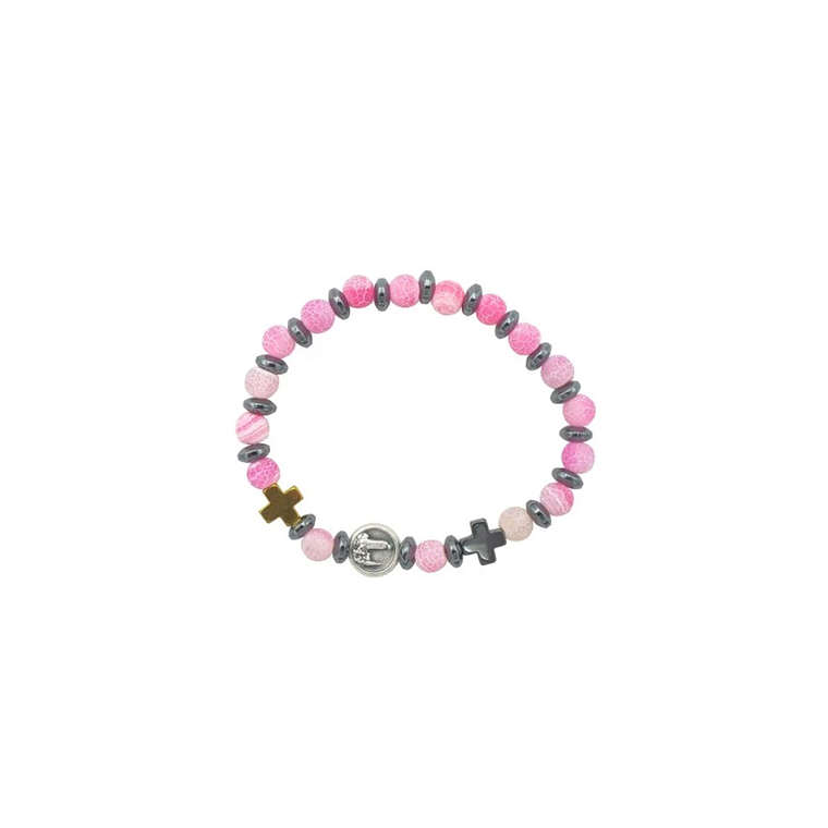 Colored hematite bracelet 3