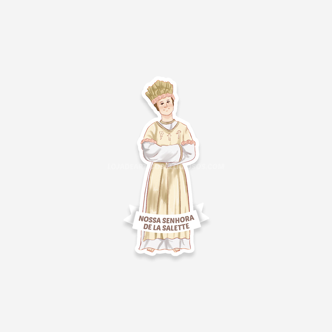 Catholic sticker of Our Lady of La Salette 1