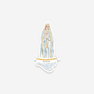 Catholic sticker of Our Lady of Fátima Capelinha