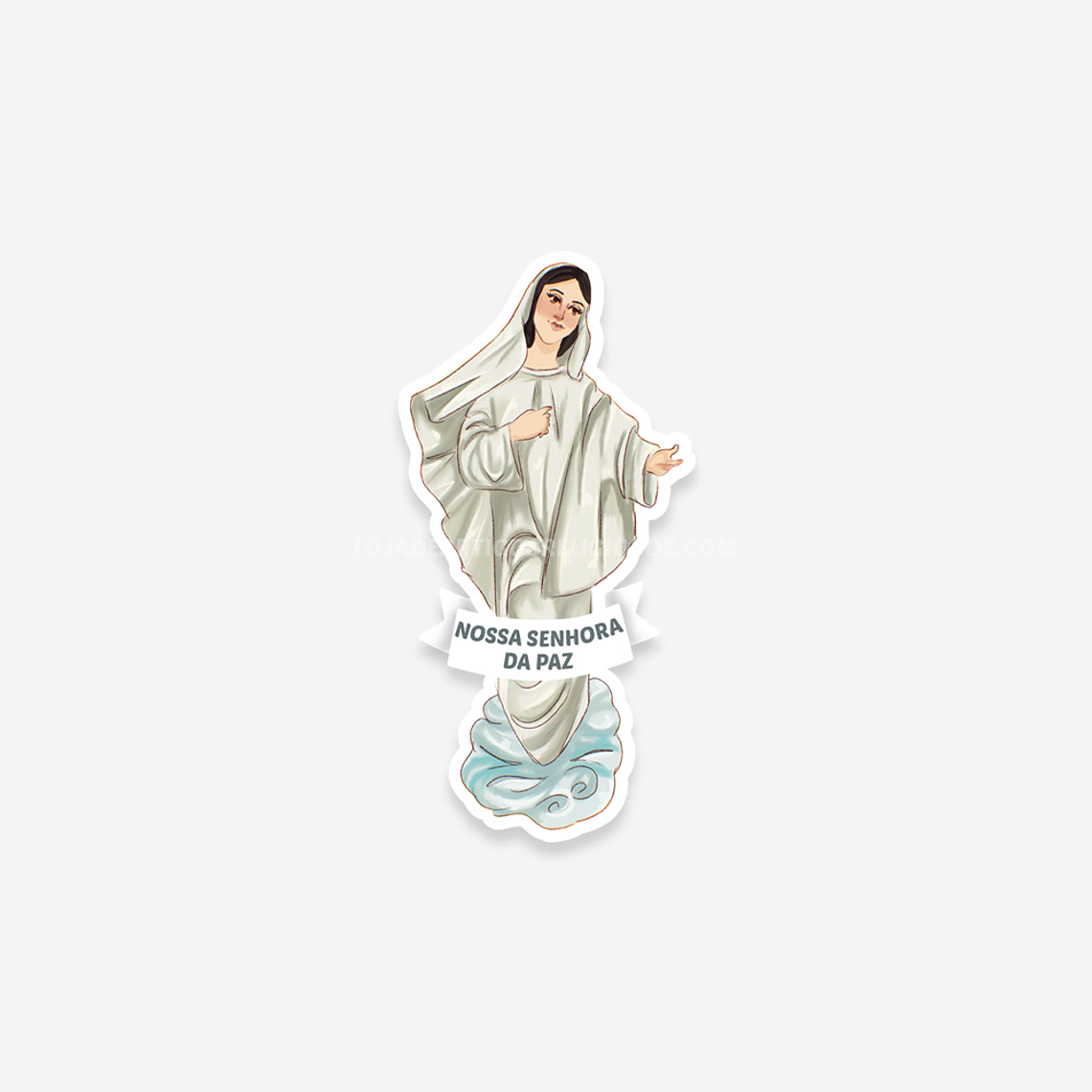 Catholic sticker of Our Lady of Peace 1
