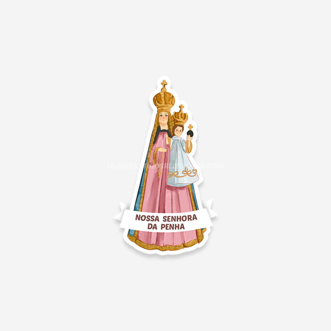 Our Lady of Penha Catholic sticker 1