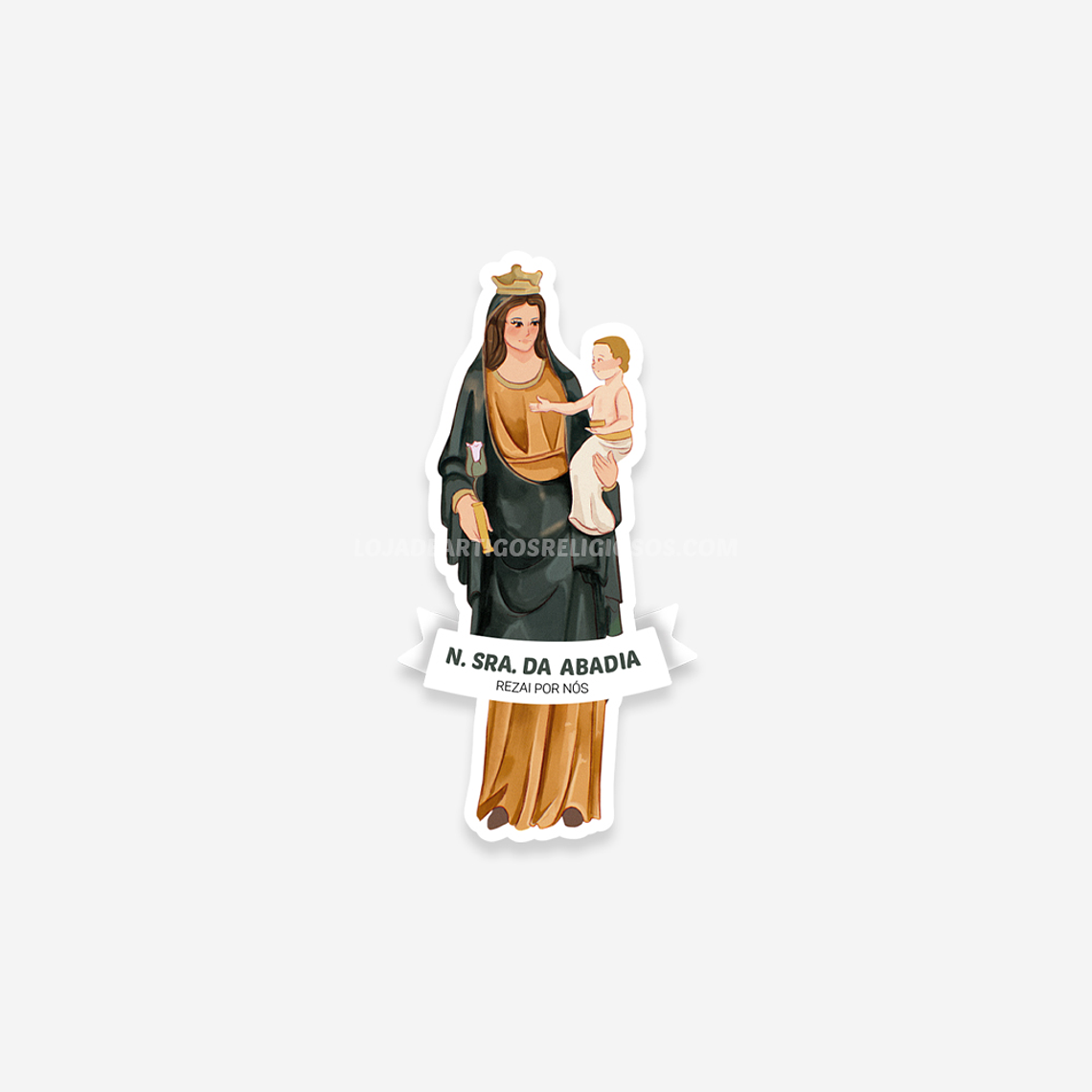 Our Lady of the Abbey sticker 1